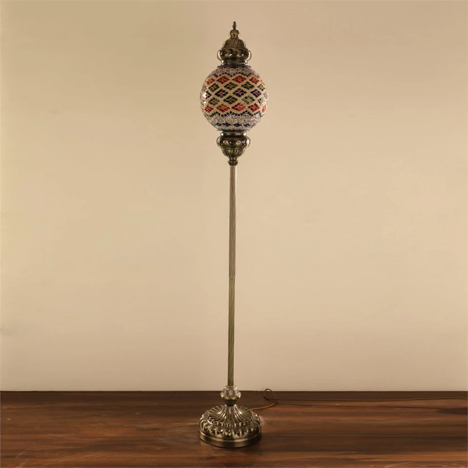 Mosaic Glass Floor Lamp